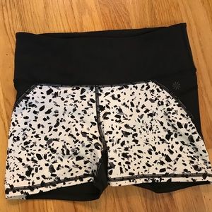 Athleta high waist compression shorts